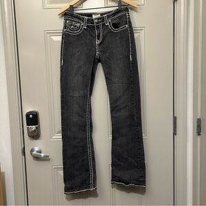 L.A. Idol Dark Jeans with Contrast Stitching